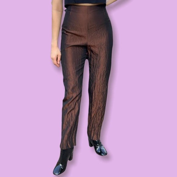 Y2K VINTAGE FUNKY TROUSERS - Picture 1 of 4